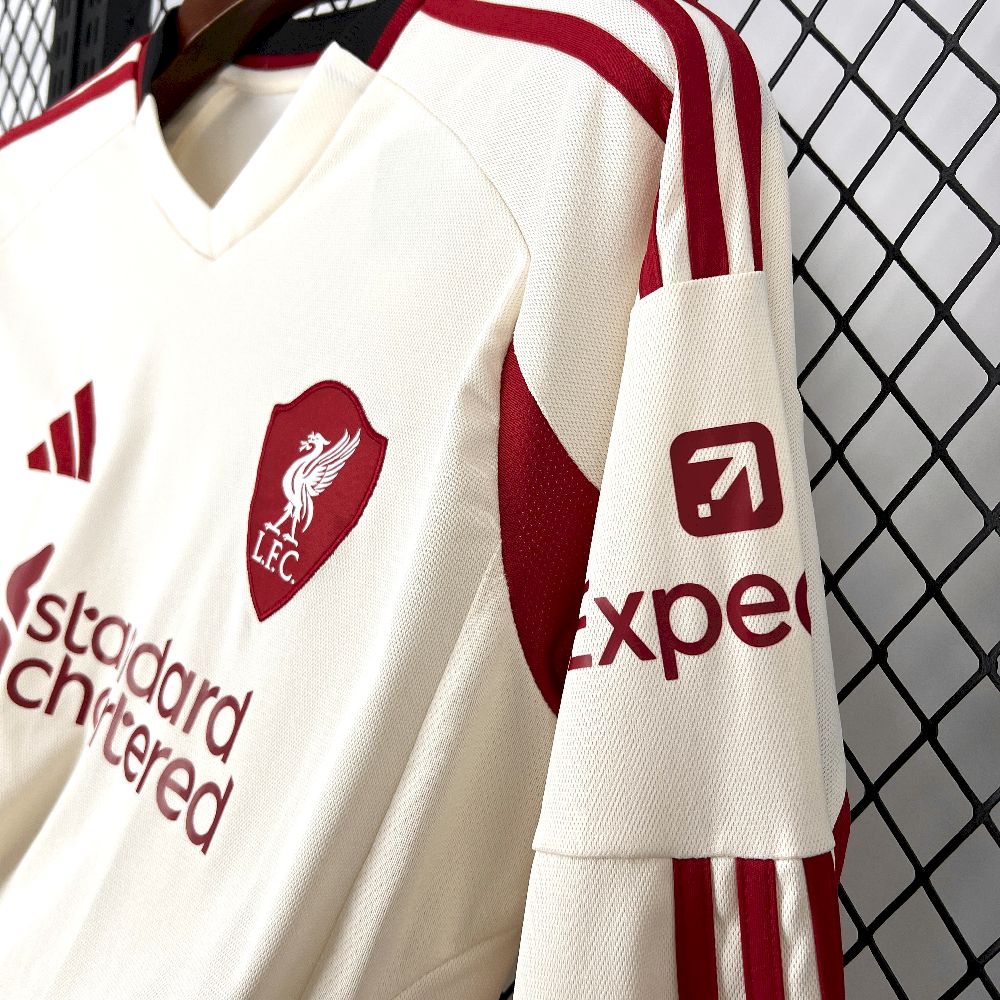 Maillot Foot Liverpool  2025 2026 Manches Longues
