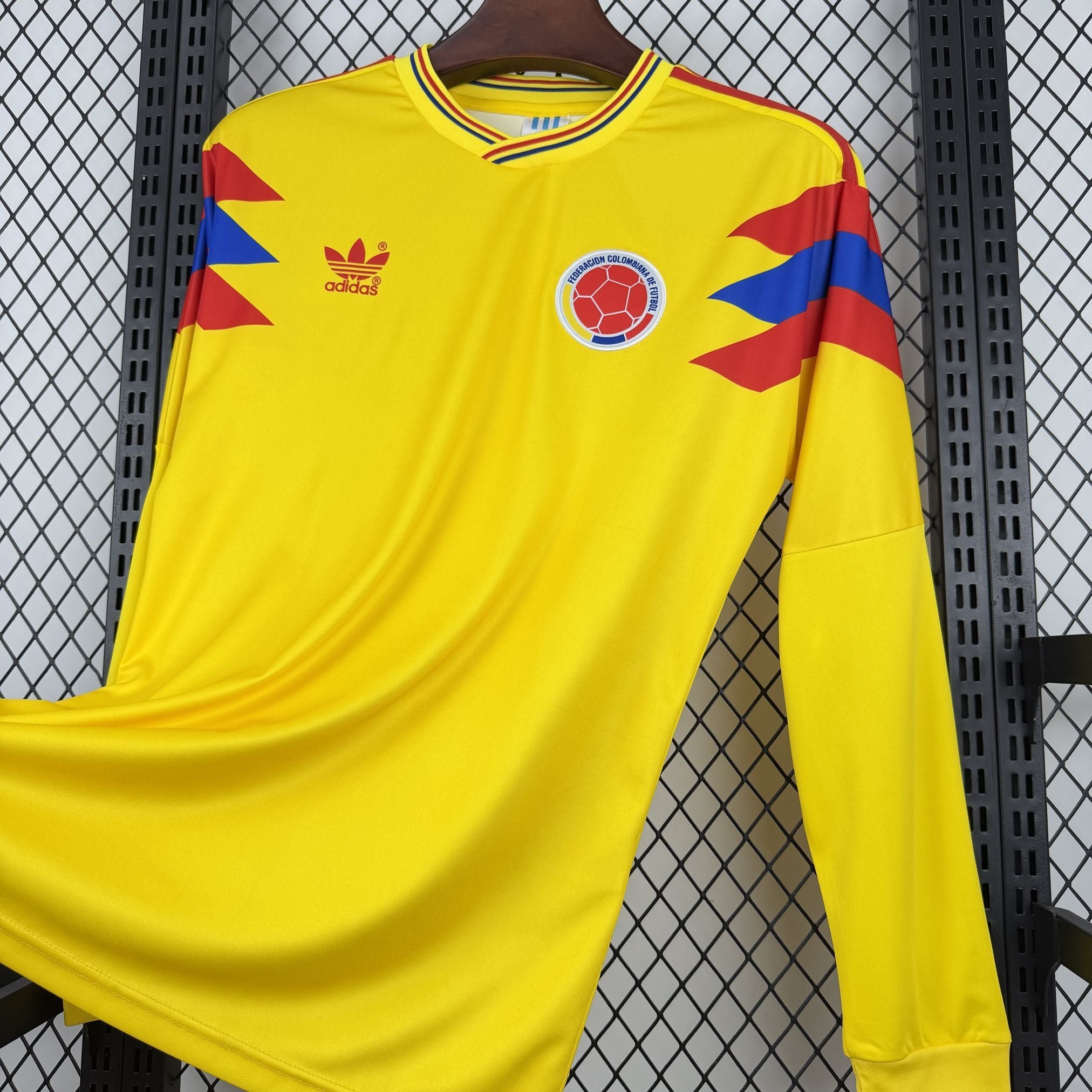 Colombie Maillot Foot Retro 1990 Manches Longue
