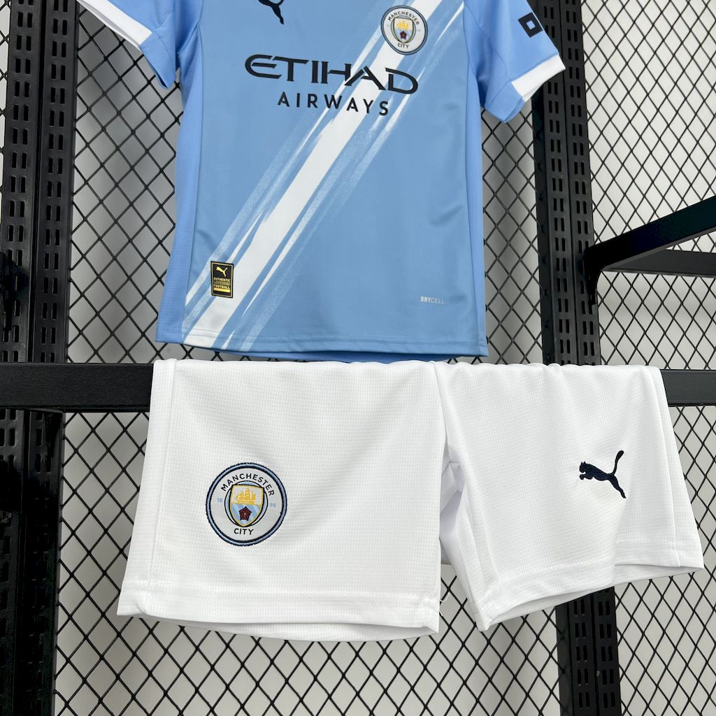 Manchester City Kit Enfant Maillot Foot 2025 2026