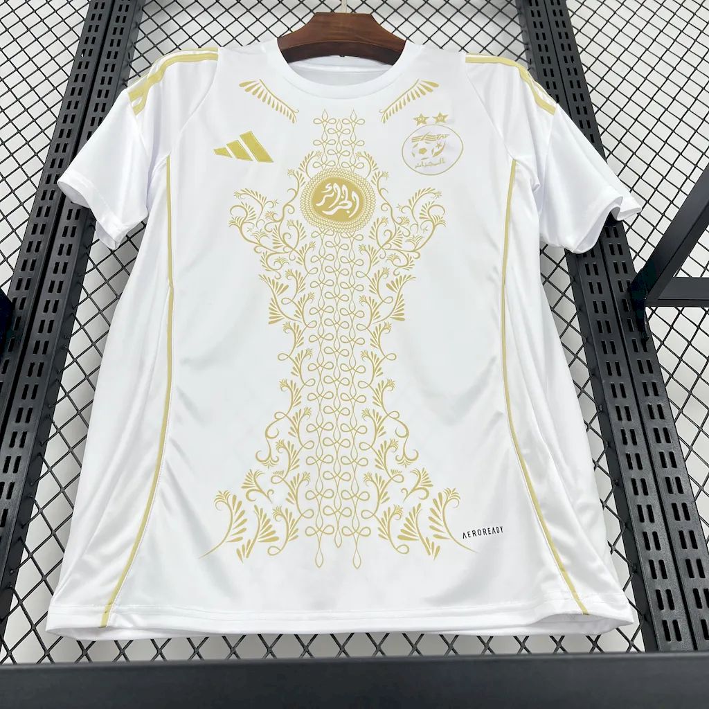 Algérie maillot foot blanc 2024 2025 2026