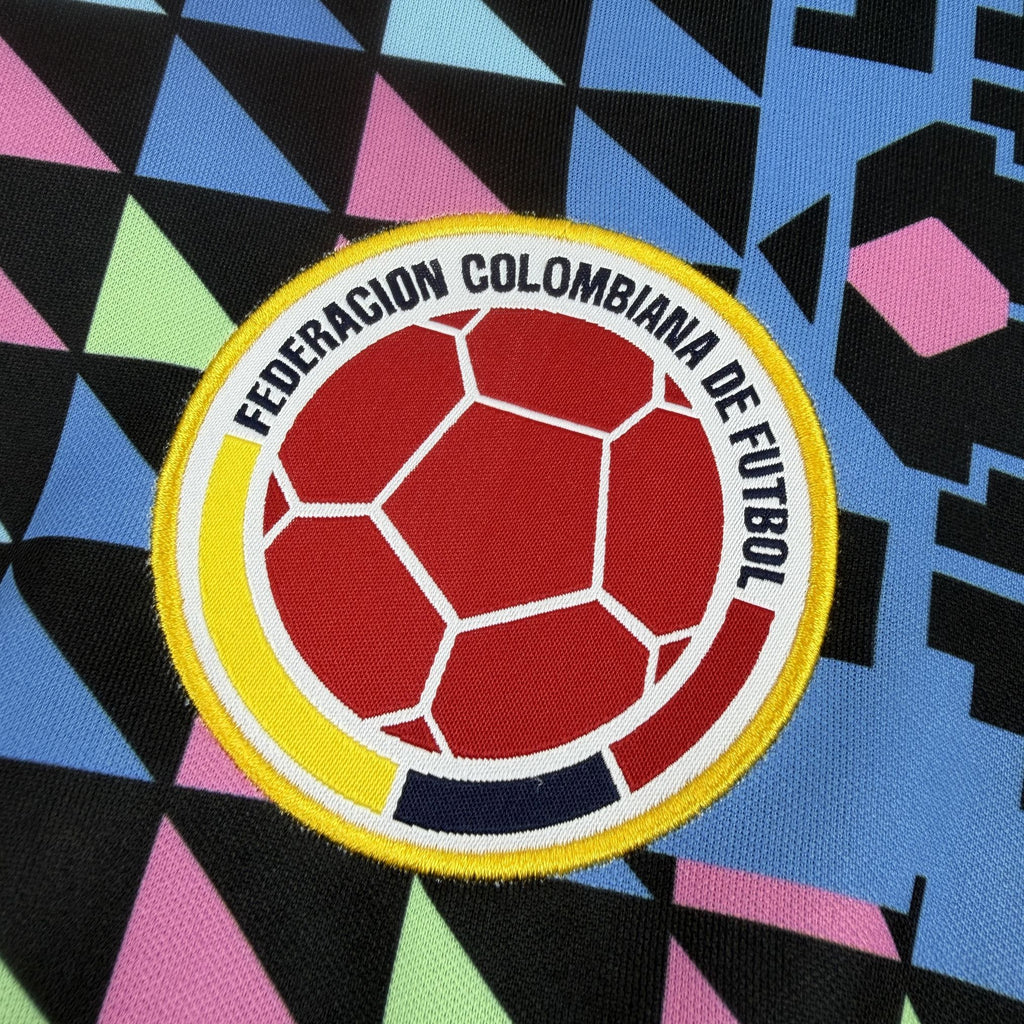 Colombie Maillot Foot Retro 1990 Manches Longue