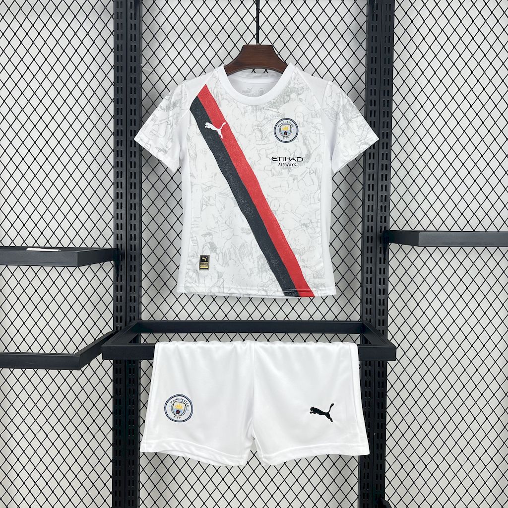 Manchester City Kit Enfant Maillot Foot 2025 2026