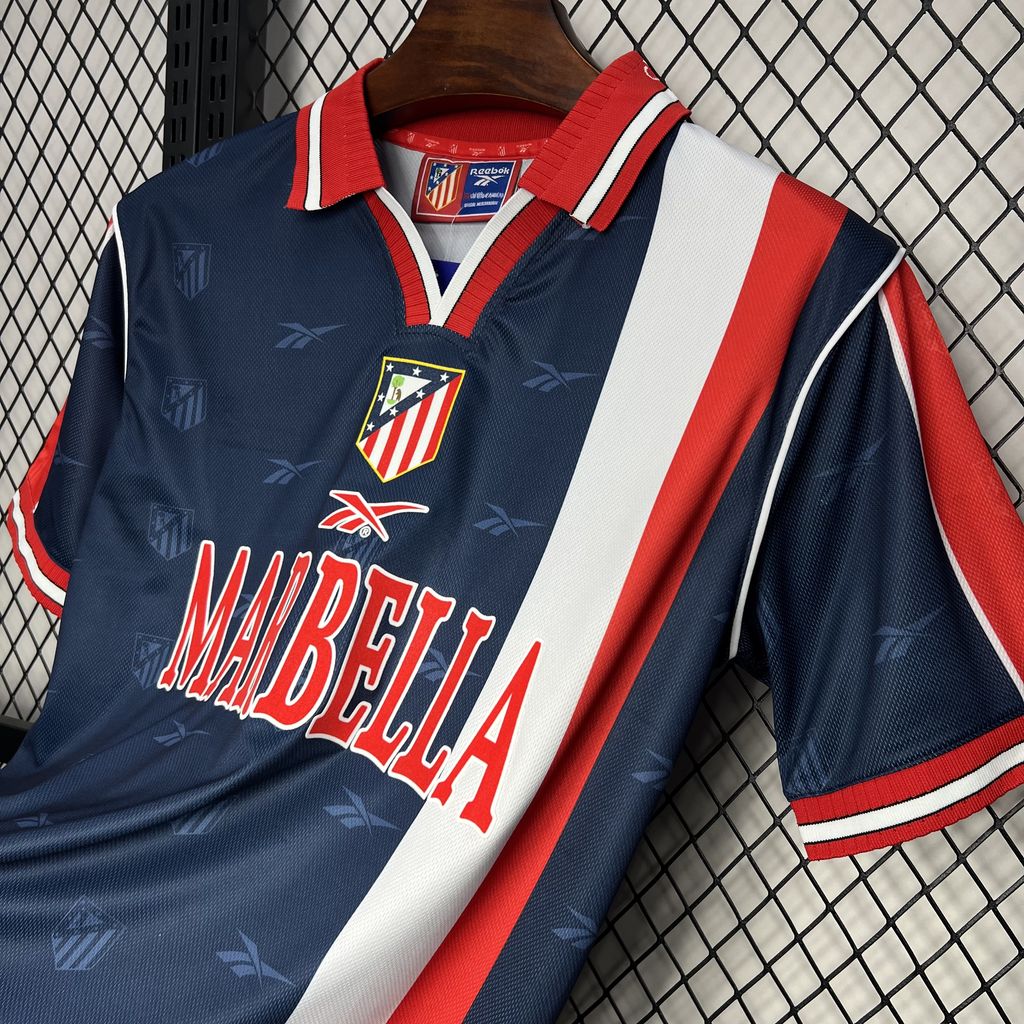 Atletico Madrid maillot foot rétro 1998 1999