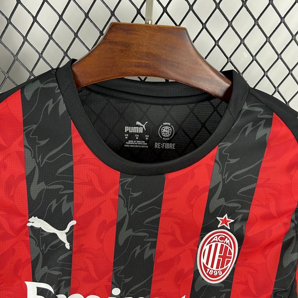Maillot Foot AC Milan 2025 2026 Manches Longues