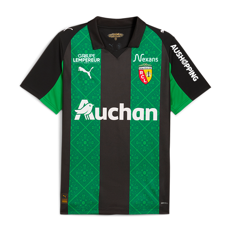 RC Lens maillot foot extérieur 2025 2026