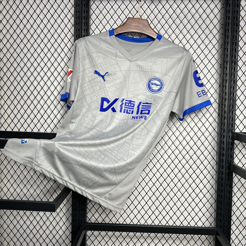 Deportivo Alaves Maillot foot extérieur 2024 2025