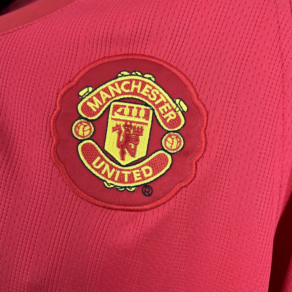 Manchester United maillot foot Retro 2007 2008 Manches Longues