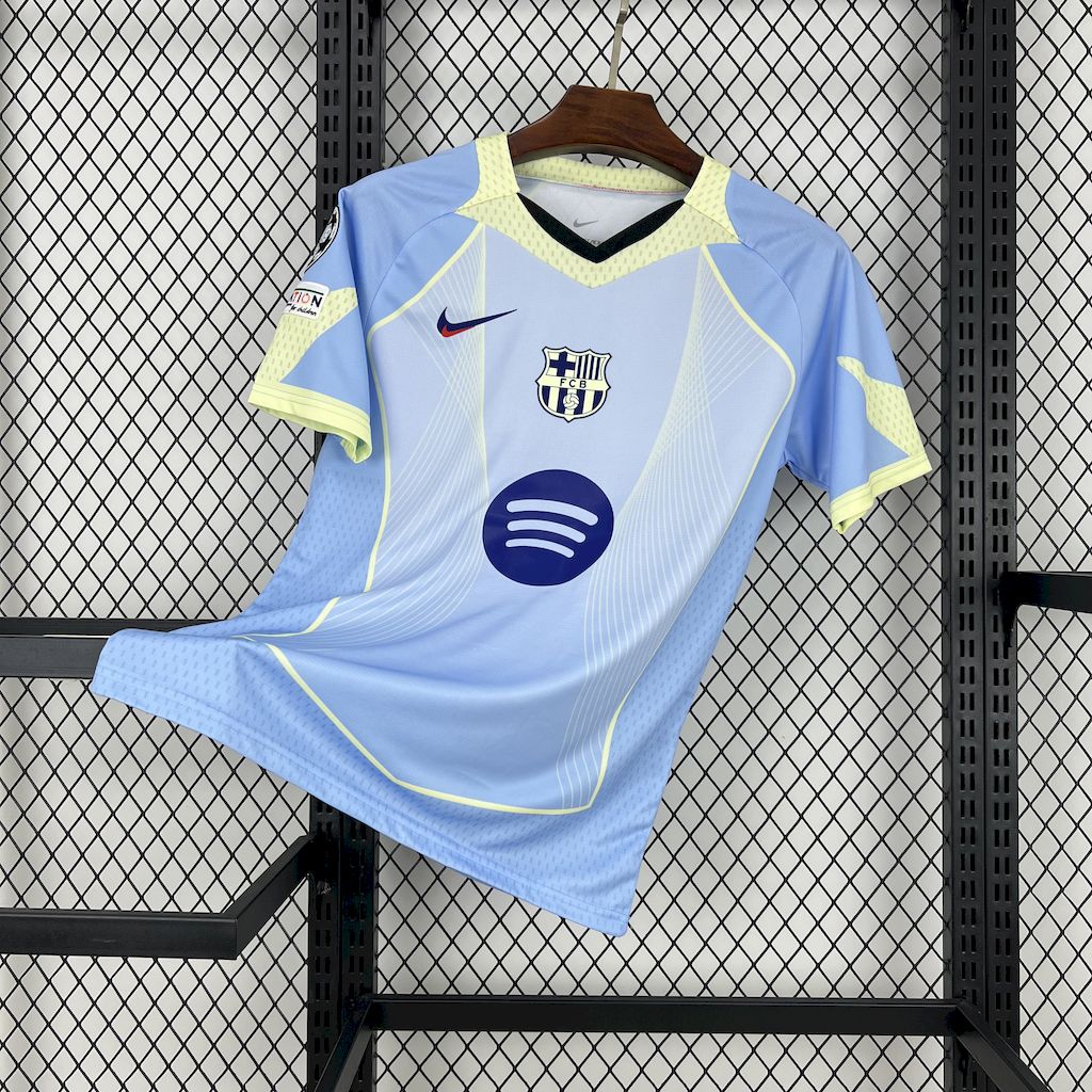 FC Barcelone maillot foot bleu ciel 2025 2026