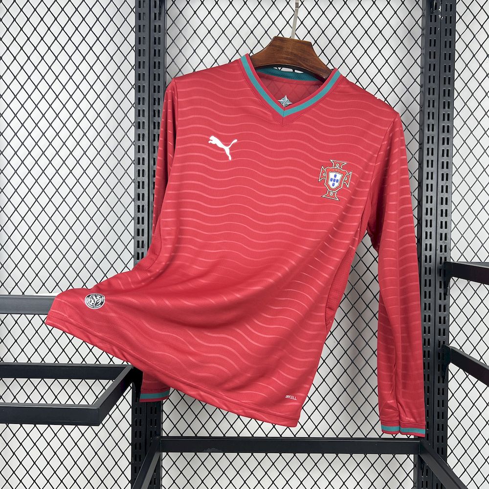 Portugal maillot foot 2026 2027 Manches Longues Coupe Du Monde