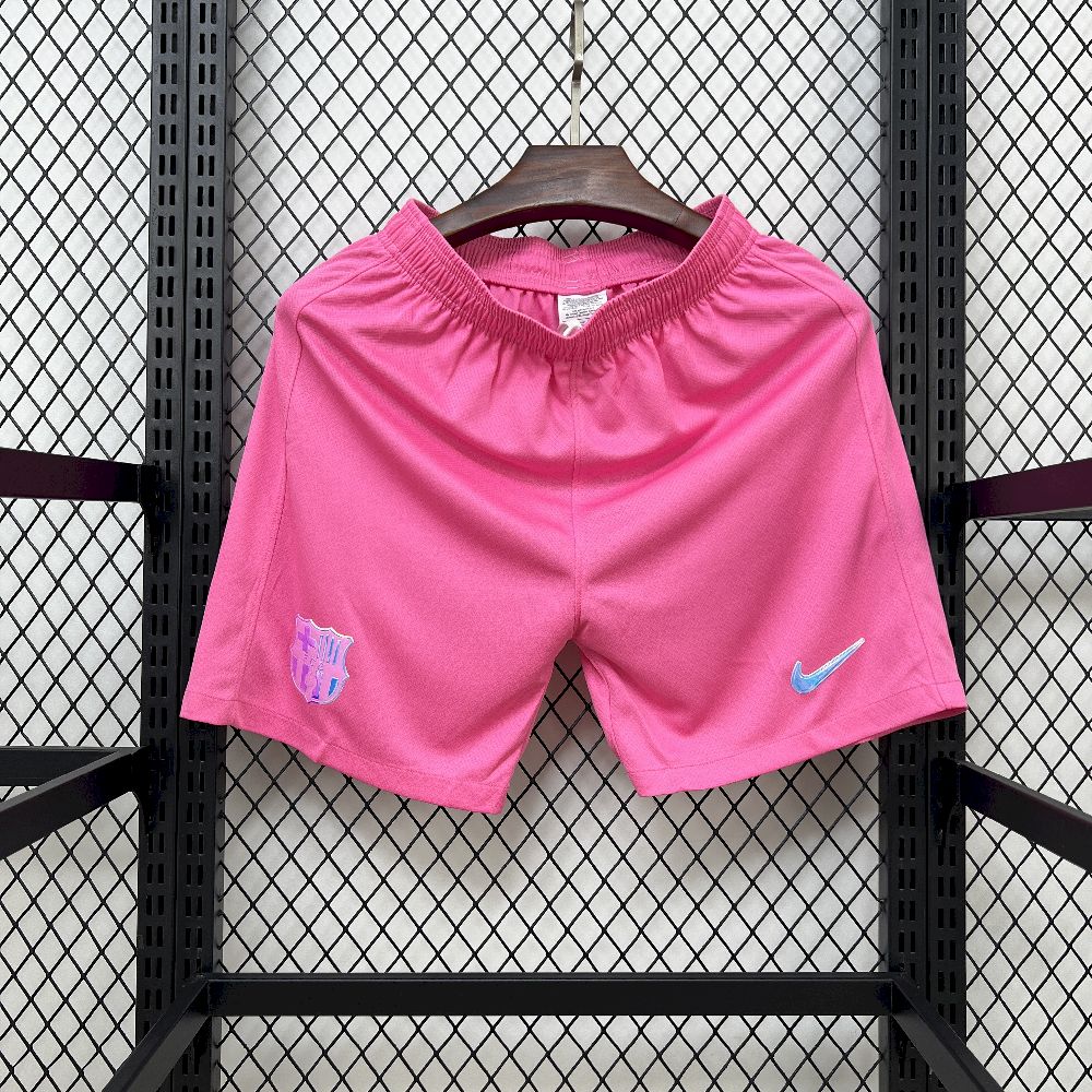 Short de Football FC Barcelone Rose 2025 2026