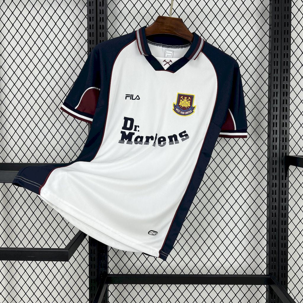 West Ham maillot foot rétro 1999 2001 Retro