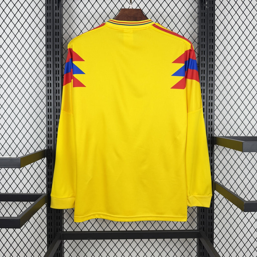 Colombie Maillot Foot Retro 1990 Manches Longue