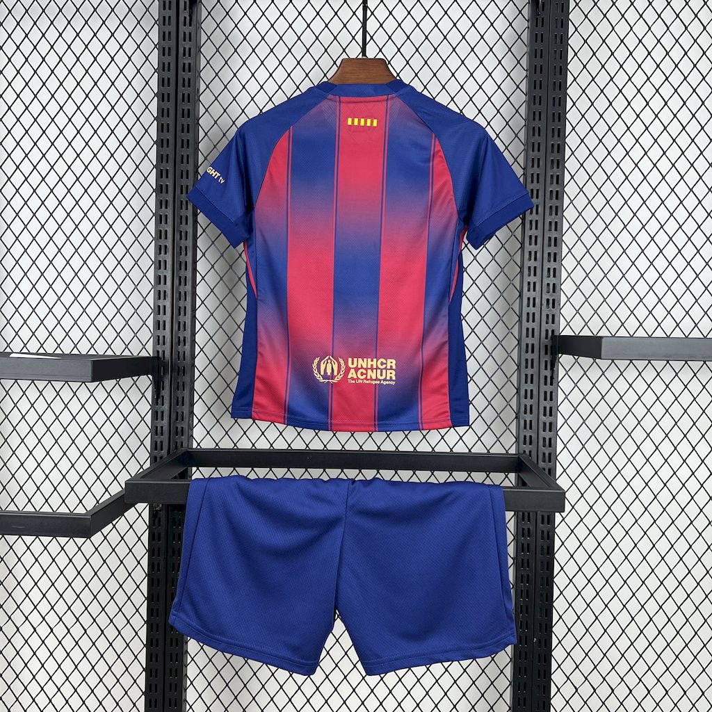FC Barcelone Kit Enfant Maillot Foot 2025 2026