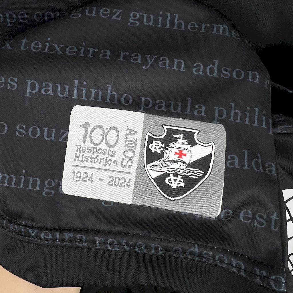 Vasco de Gama maillot foot noir 2024 2025