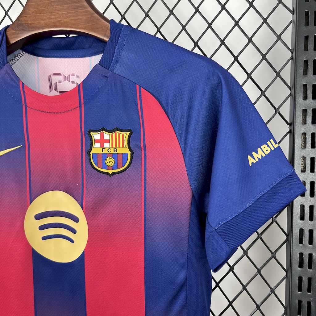 FC Barcelone Kit Enfant Maillot Foot 2025 2026