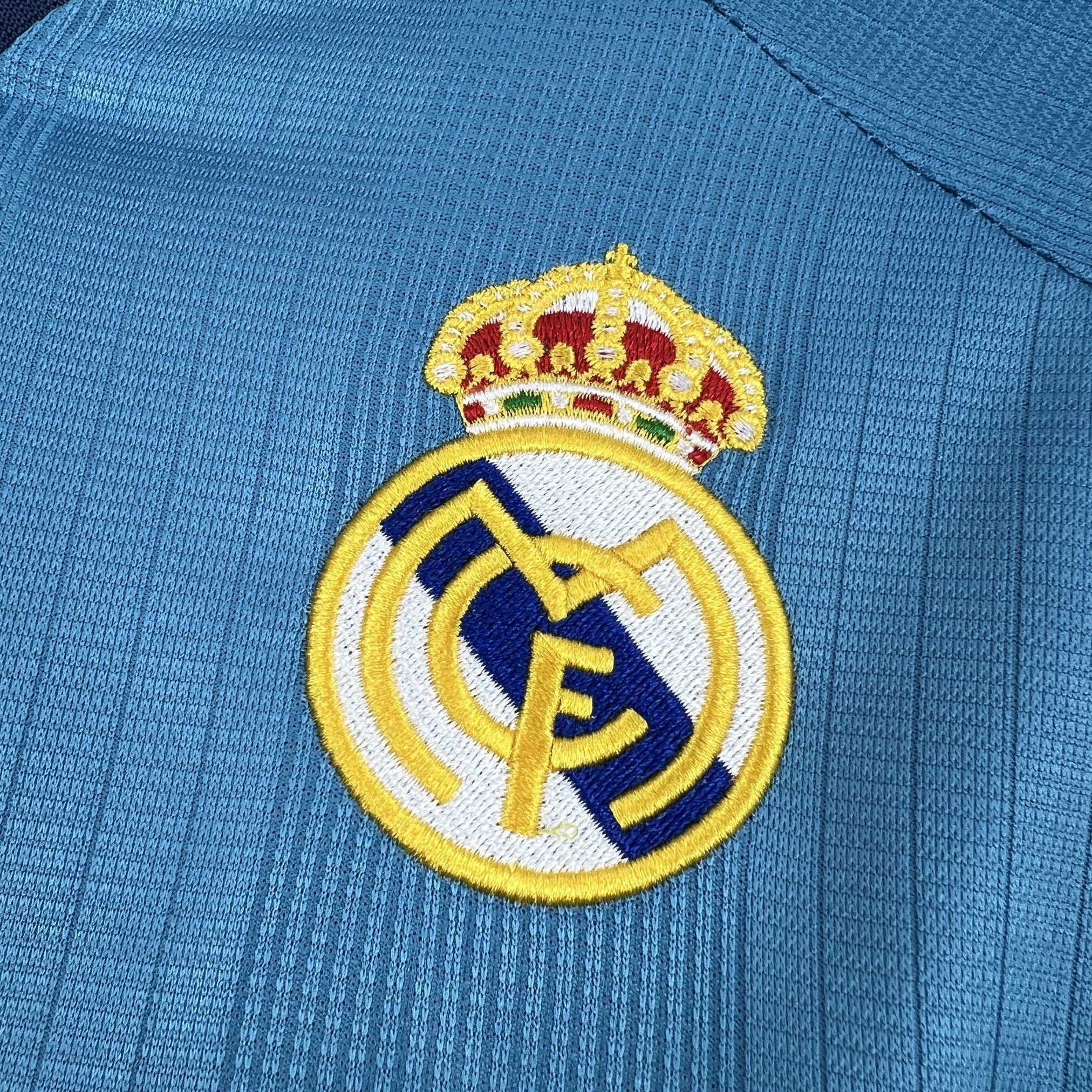 Real Madrid Maillot Foot Retro 1999 2000 Manches Longues