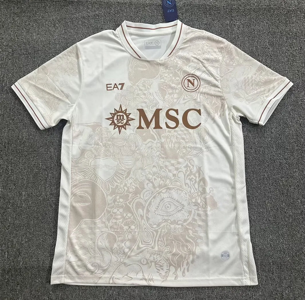 Naples maillot foot extérieur blanc Napoli 2025 2026
