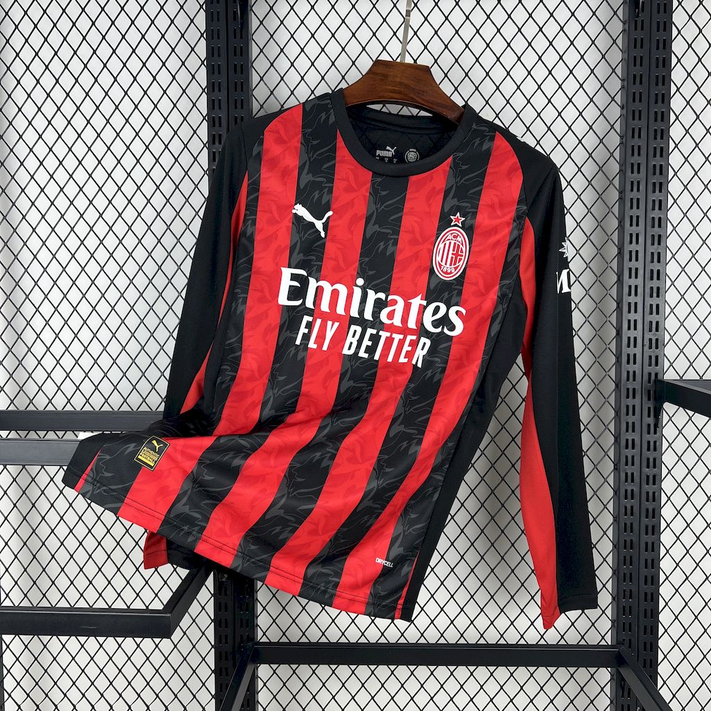 Maillot Foot AC Milan 2025 2026 Manches Longues