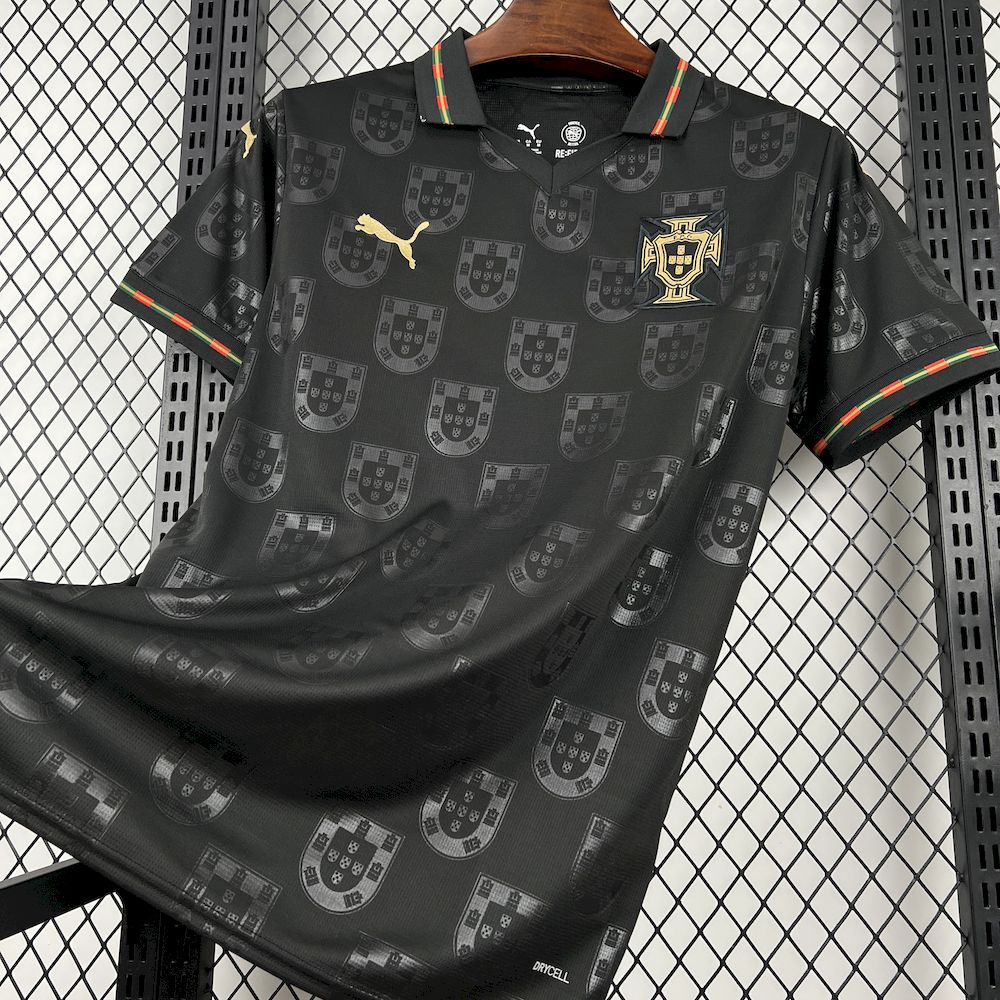 Portugal maillot foot noir 2026 2027 Coupe Du Monde
