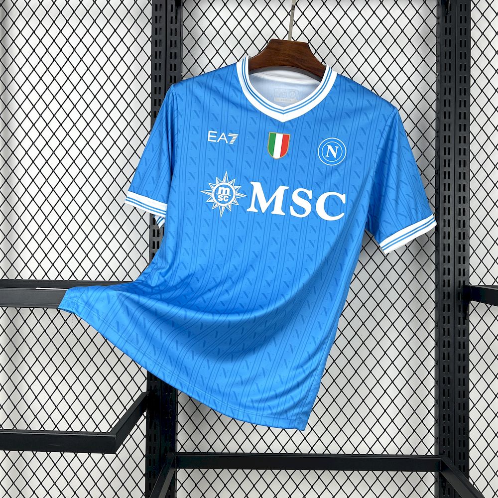 Naples maillot foot domicile Napoli 2025 2026