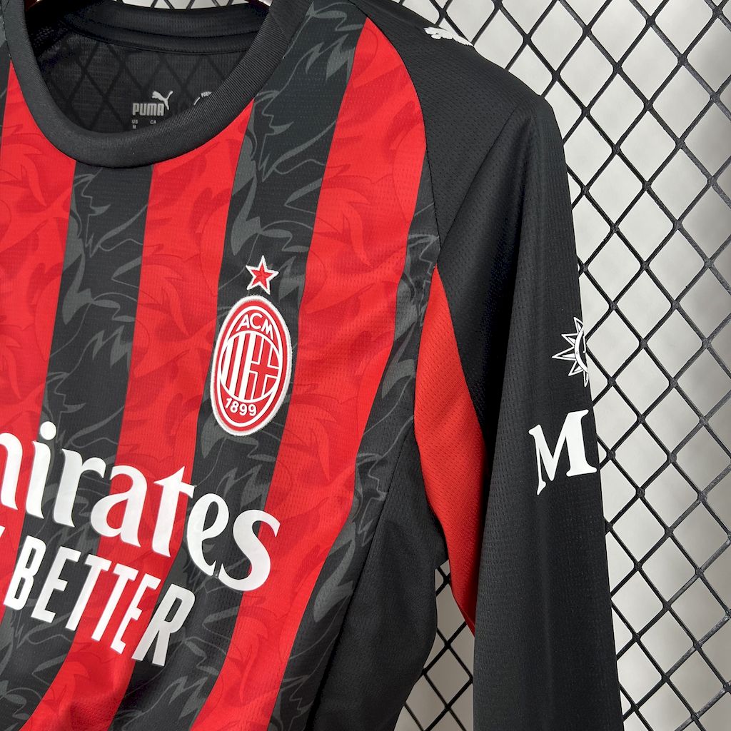 Maillot Foot AC Milan 2025 2026 Manches Longues