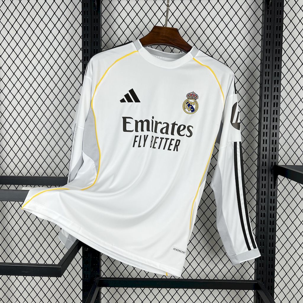 Maillot Foot Real Madrid 2025 2026 Manches Longues