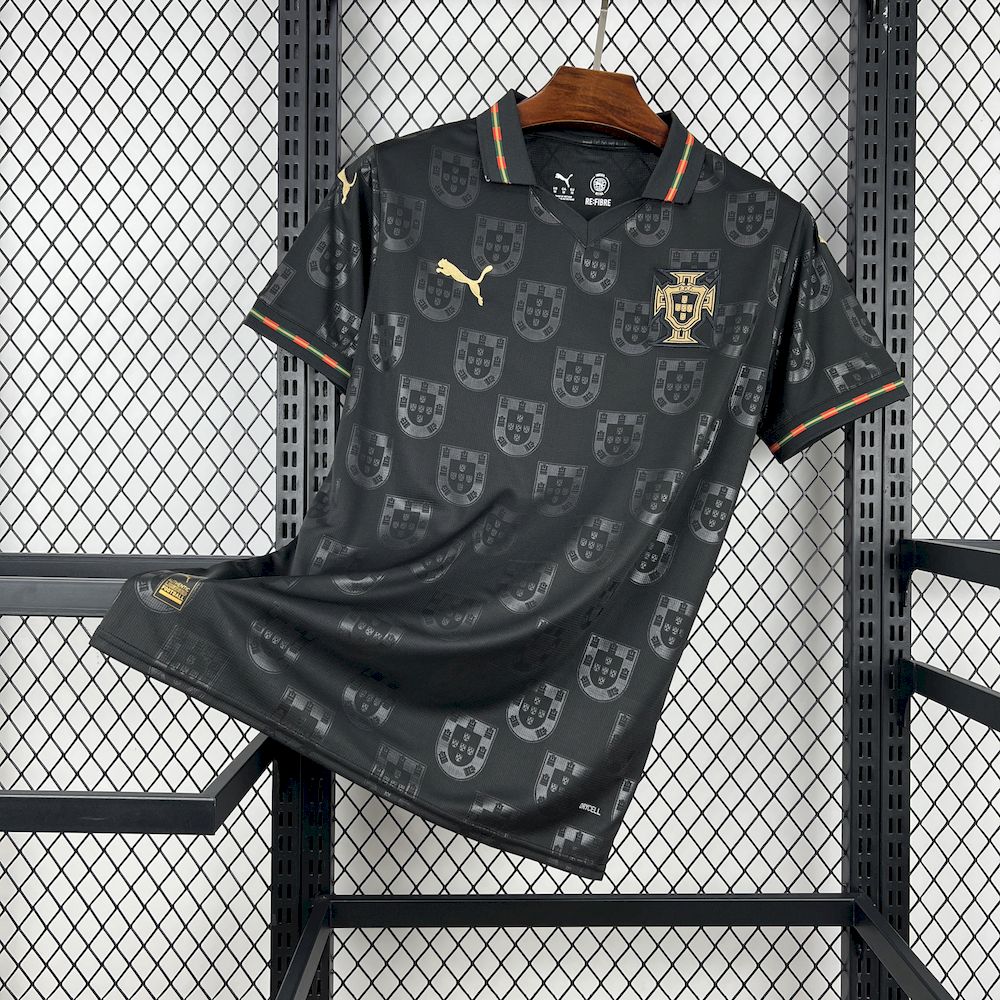 Portugal maillot foot noir 2026 2027 Coupe Du Monde