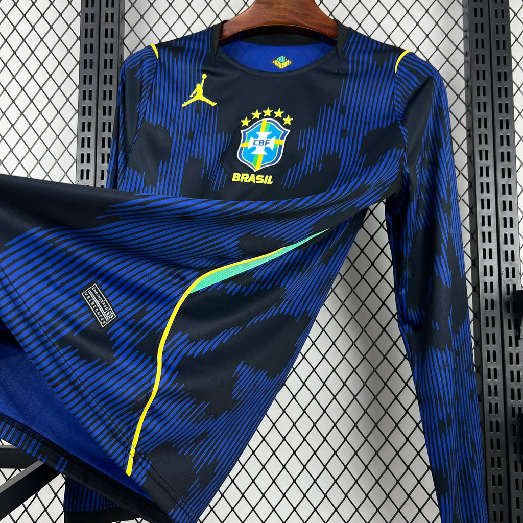 Brésil maillot foot 2026 2027 Manches Longues Coupe Du Monde