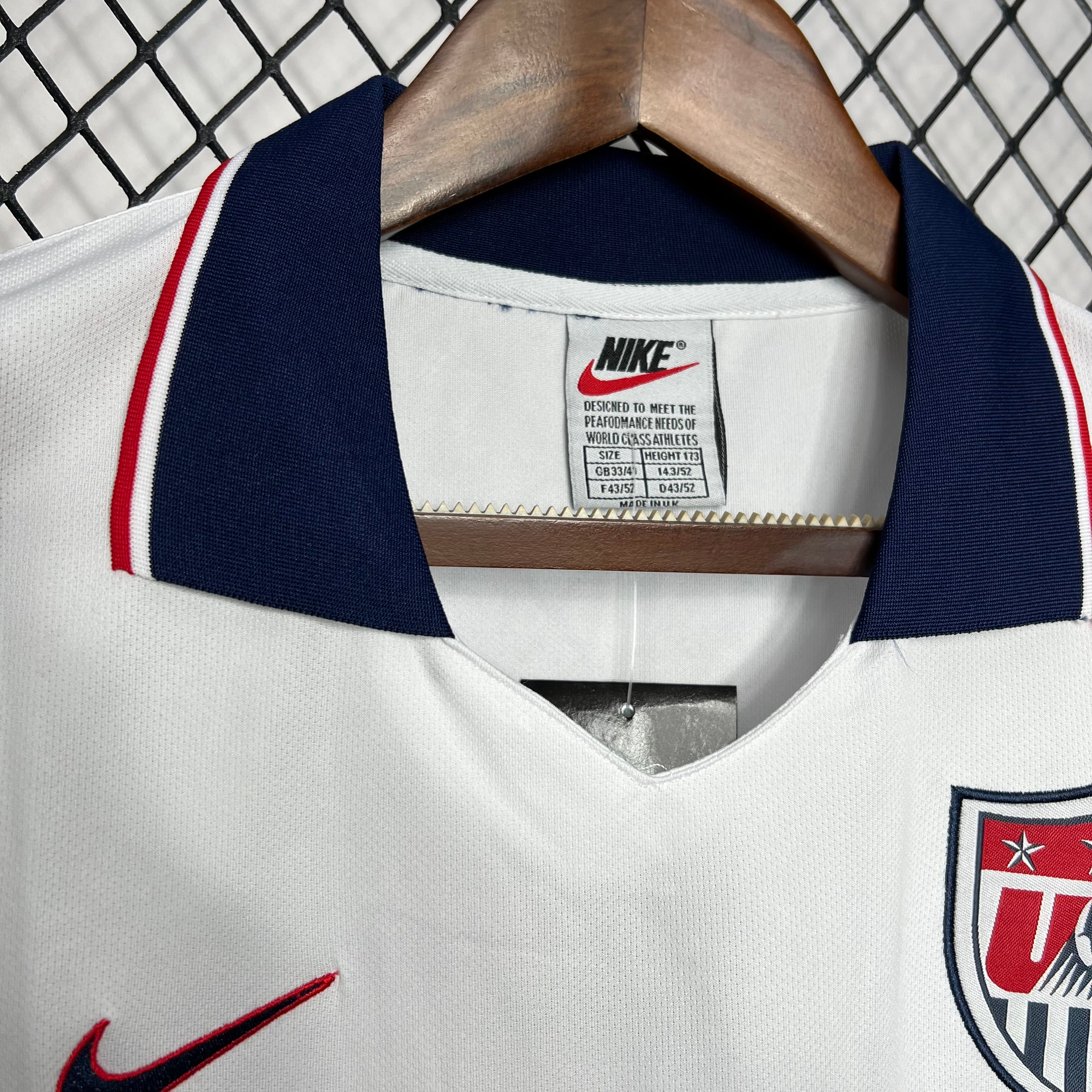 USA Maillot Foot Retro 1995