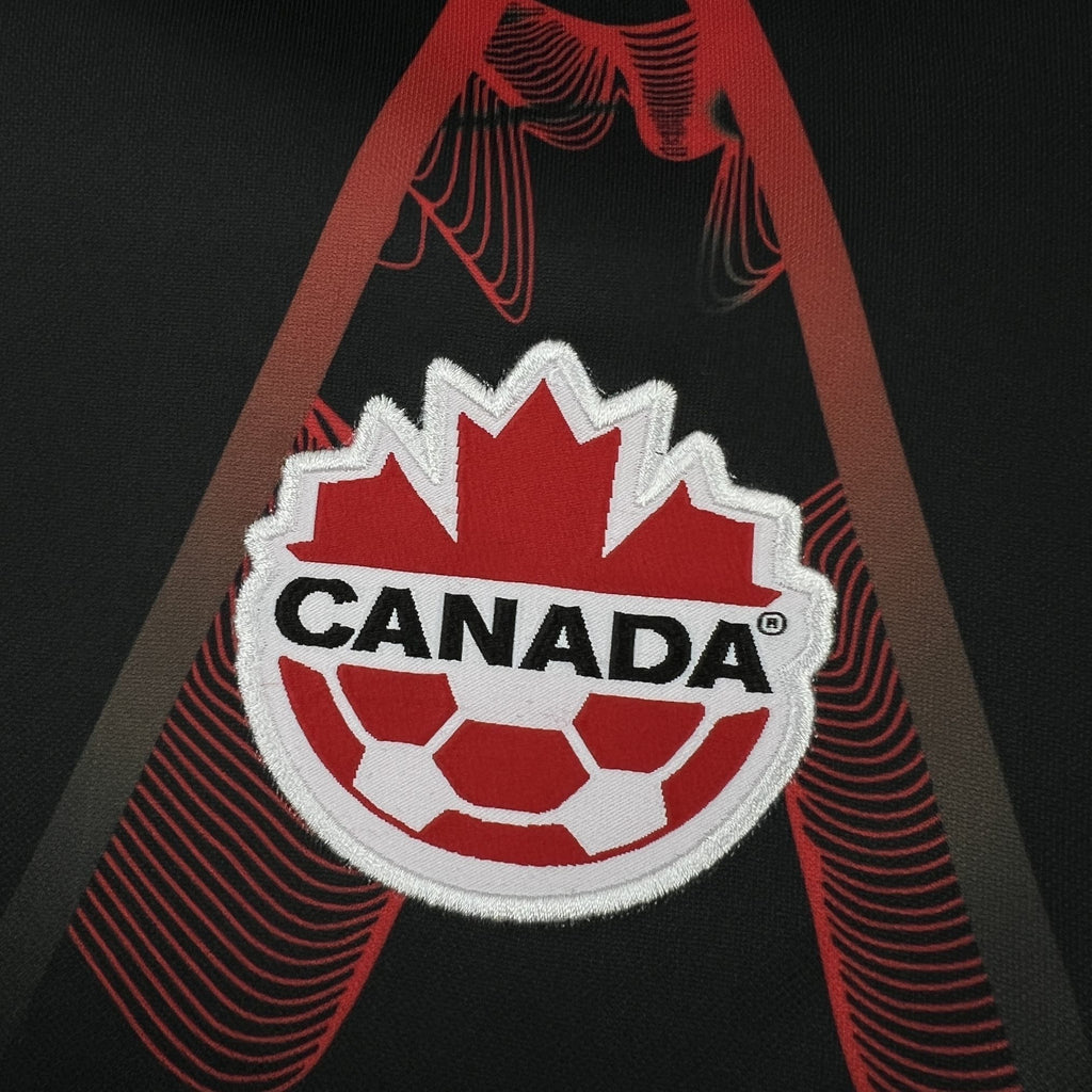 Canada maillot foot 2026 2027 Manches Longues Coupe Du Monde