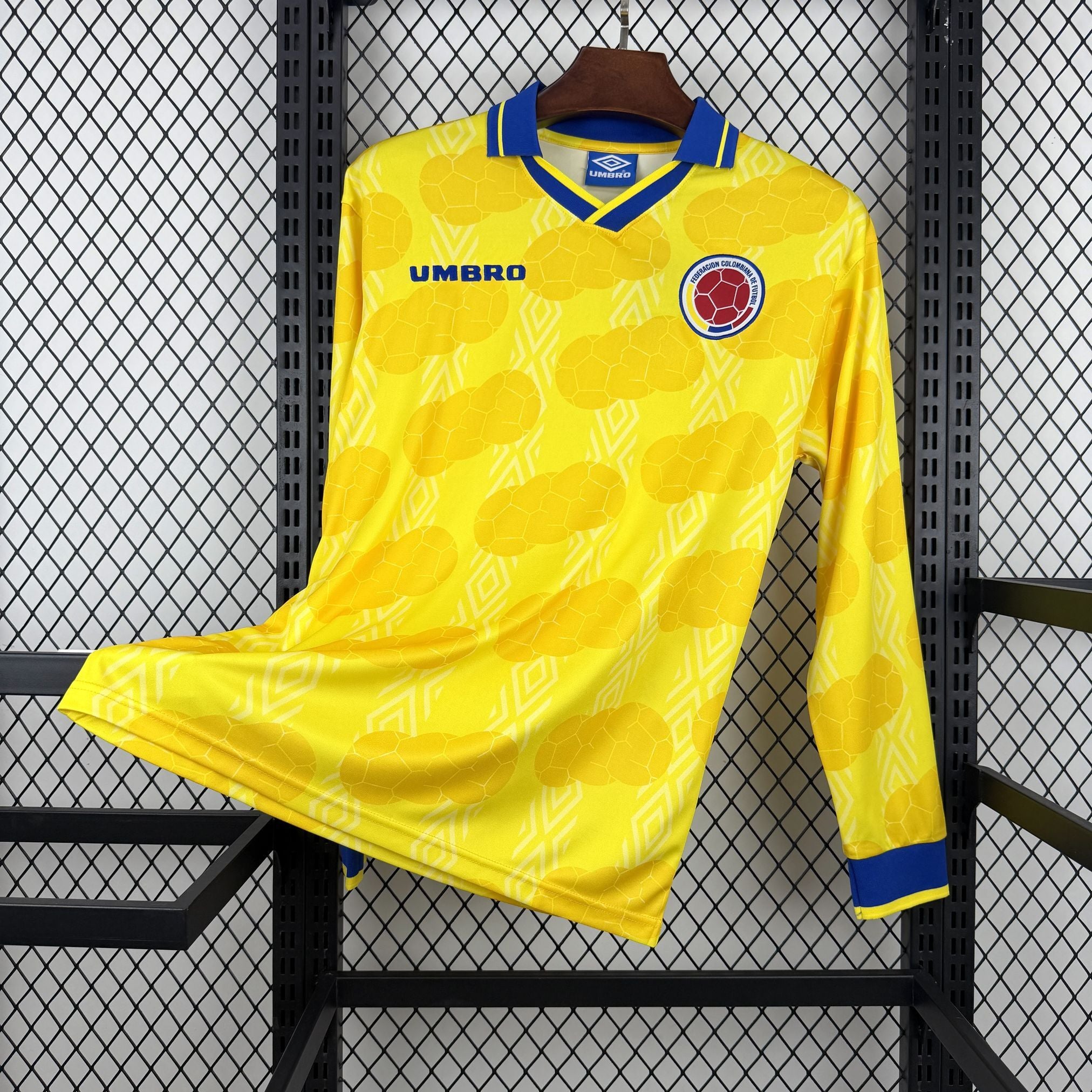 Colombie Maillot Foot Retro 1994 Manches Longue