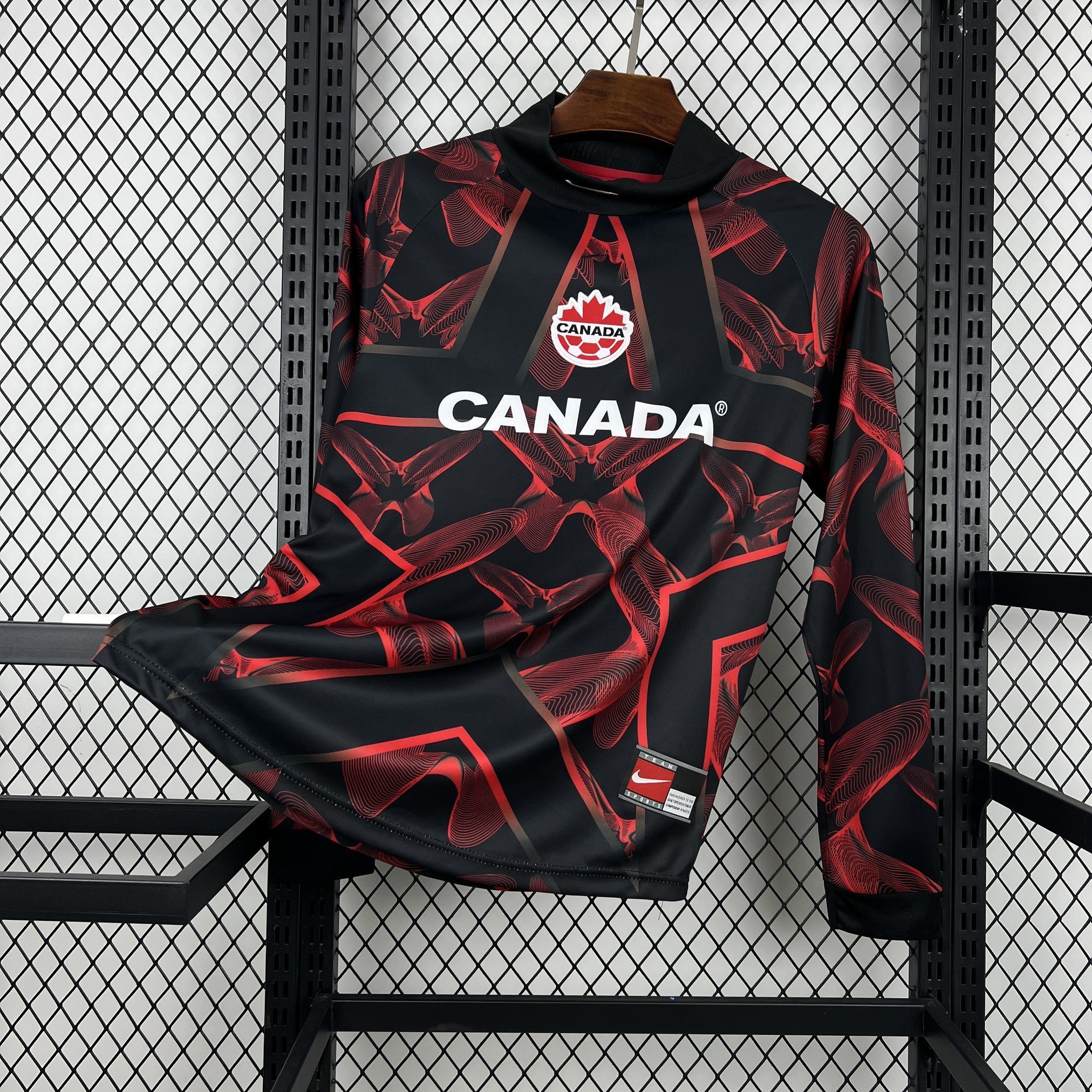Canada maillot foot 2026 2027 Manches Longues Coupe Du Monde