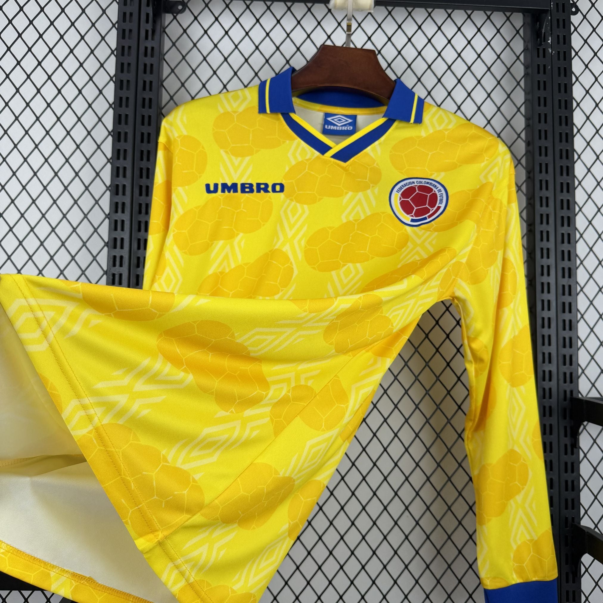 Colombie Maillot Foot Retro 1994 Manches Longue