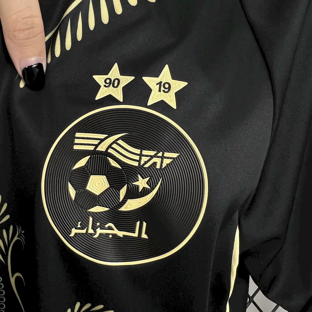 Algérie maillot foot noir 2024 2025 2026