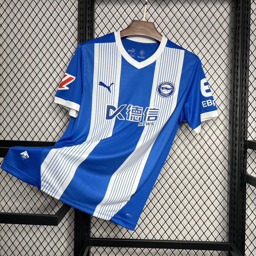 Deportivo Alaves Maillot foot domicile 2024 2025