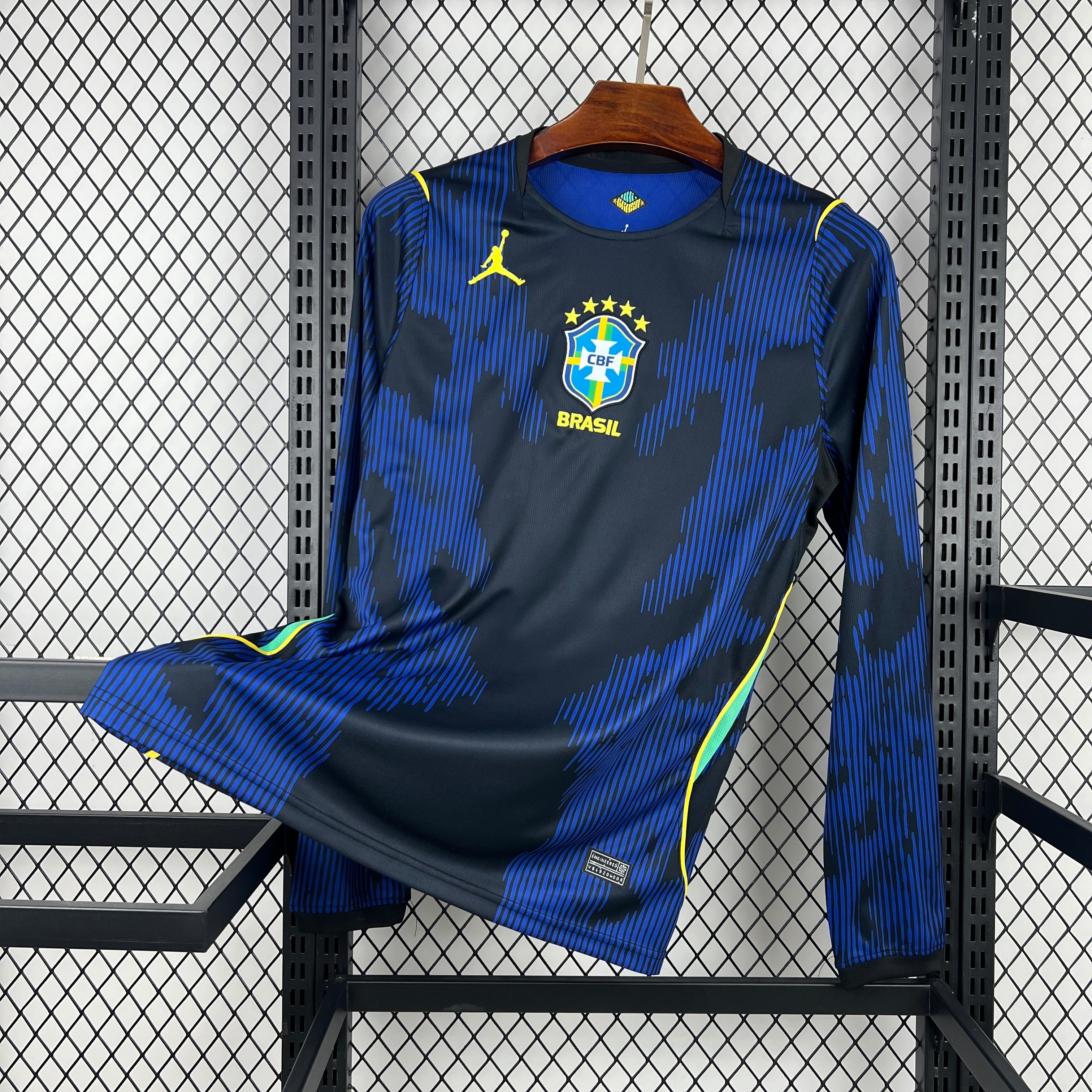 Brésil maillot foot 2026 2027 Manches Longues Coupe Du Monde